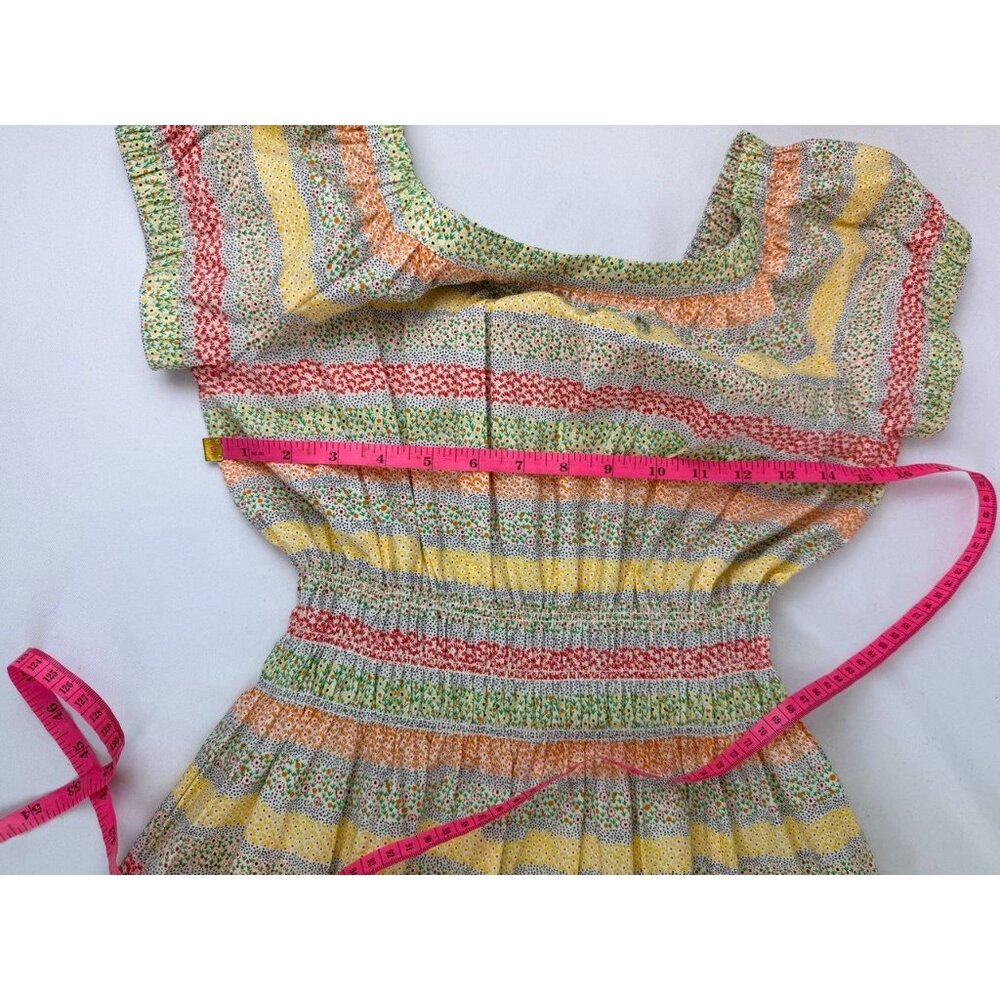 Ann Mashburn Mixed Media Print Midi Cotton Dress Size XS - Picture 5 of 6